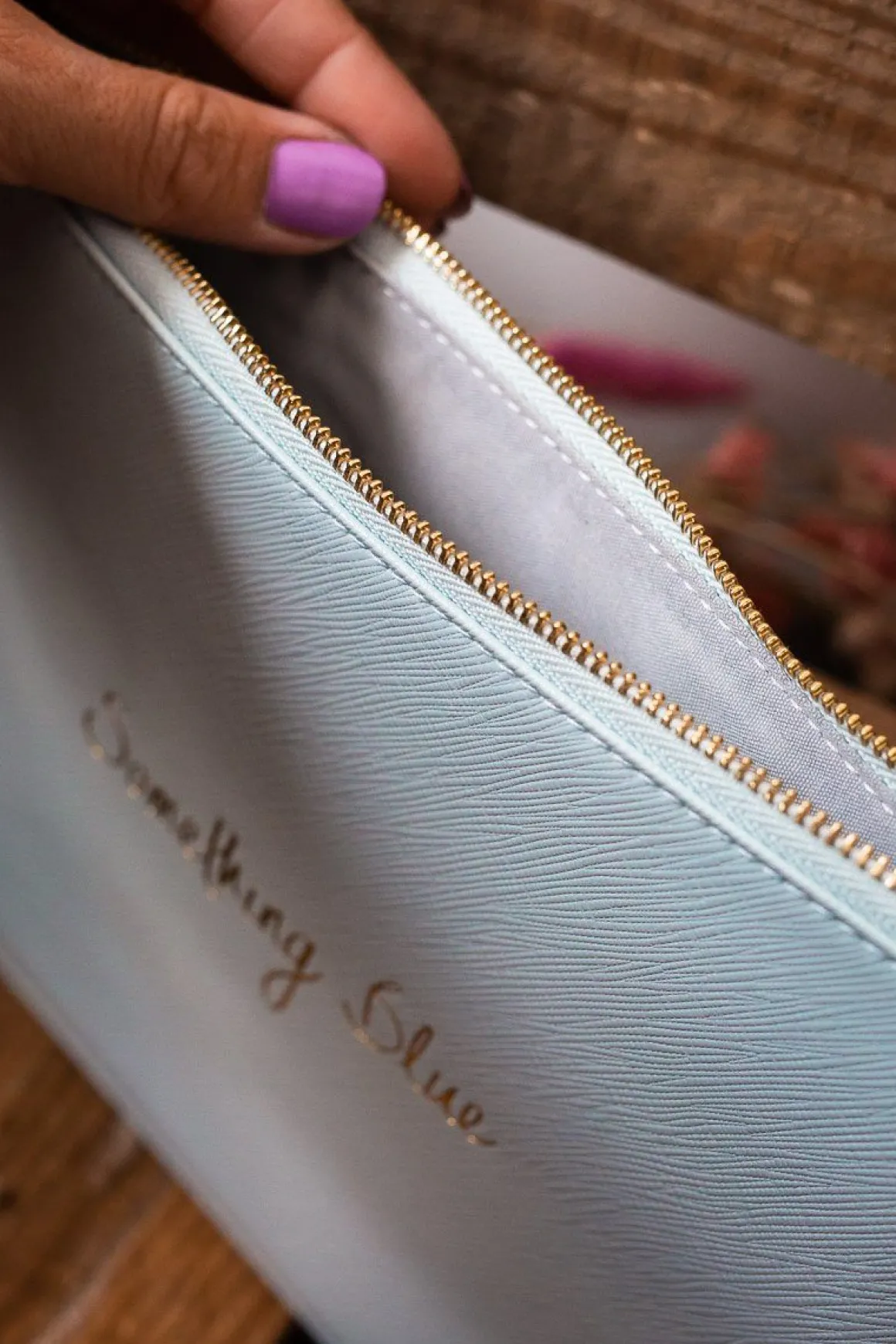 Braut Clutch "Something Blue" – Katie Loxton