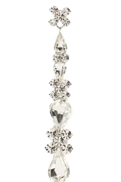 Braut Ohrstecker mit Strass-Anhängern