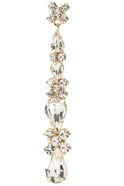Braut Ohrstecker mit Strass-Anhängern