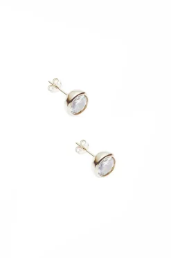 Braut Ohrstecker und Halskette mit Strass