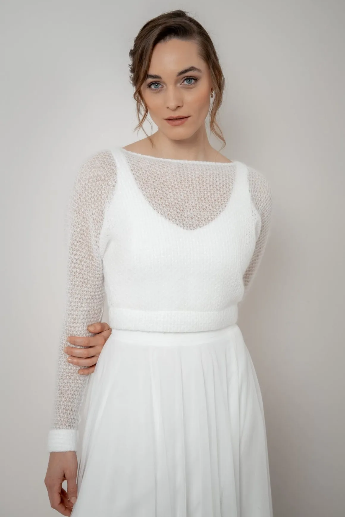 Braut Pullover aus Strickmix – Yosie noni