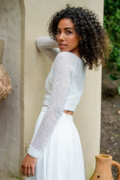 Braut Pullover aus Strickmix – Yosie noni