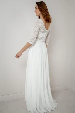 Braut Strick-Top mit Vintagemuster – Haldis noni