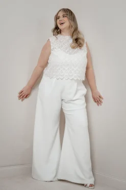 Braut Top aus Paillettenspitze – Eske noni Curvy