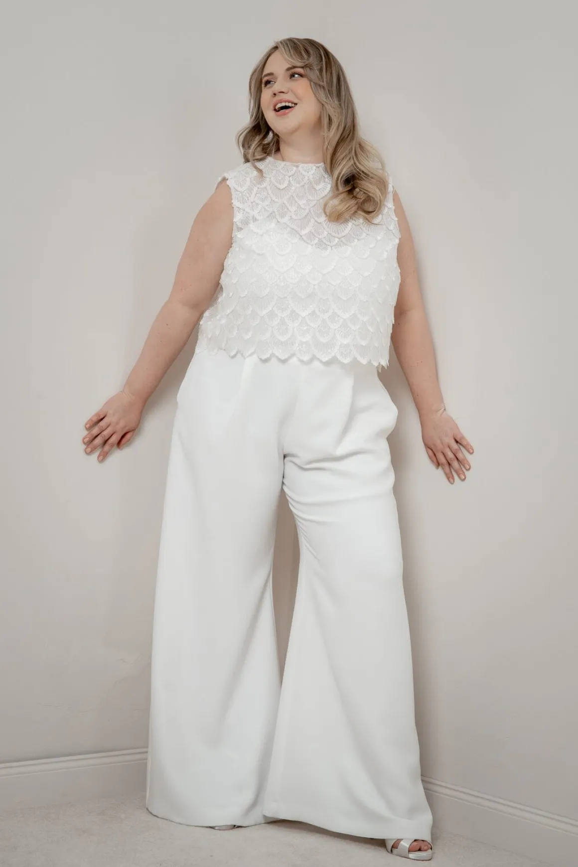 Braut Top aus Paillettenspitze – Eske noni Curvy