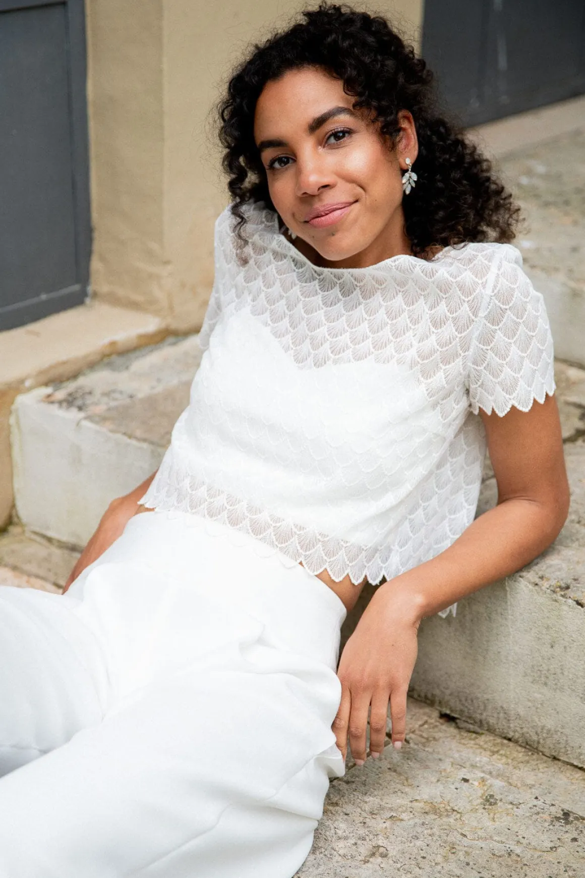 Braut Top aus Vintage-Spitze – Doli noni