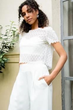 Braut Top aus Vintage-Spitze – Doli noni