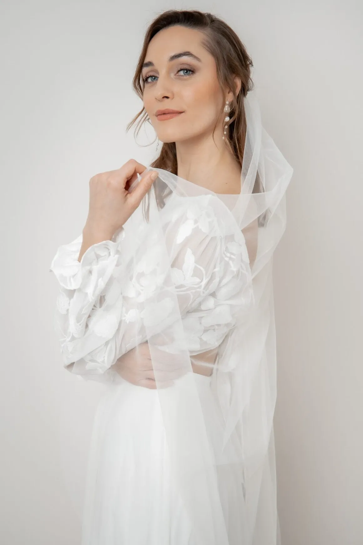 Braut Top mit Blumenmuster – Laina noni