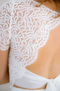 Braut Top mit Rückendetail – Zadie noni