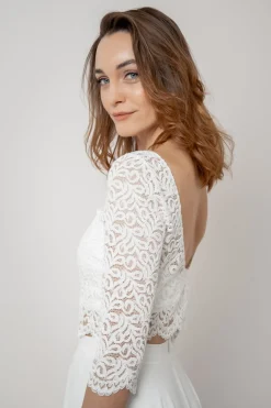 Braut Top mit tiefem Rücken – Florens noni