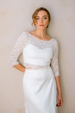 Braut Top mit tiefem Rücken – Florens noni