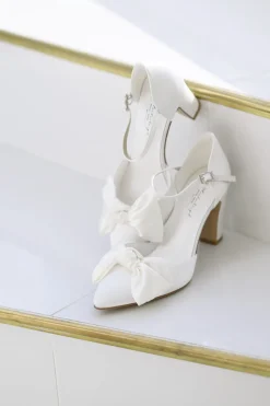 Brautschuh mit Schleifenverzierung – Olivia | G.Westerleigh