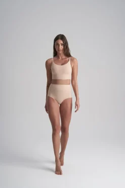 Formender Mid-Waist Slip in Beige – Bye Bra
