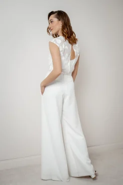 Gemustertes Braut Top aus Chiffon – Eniz noni