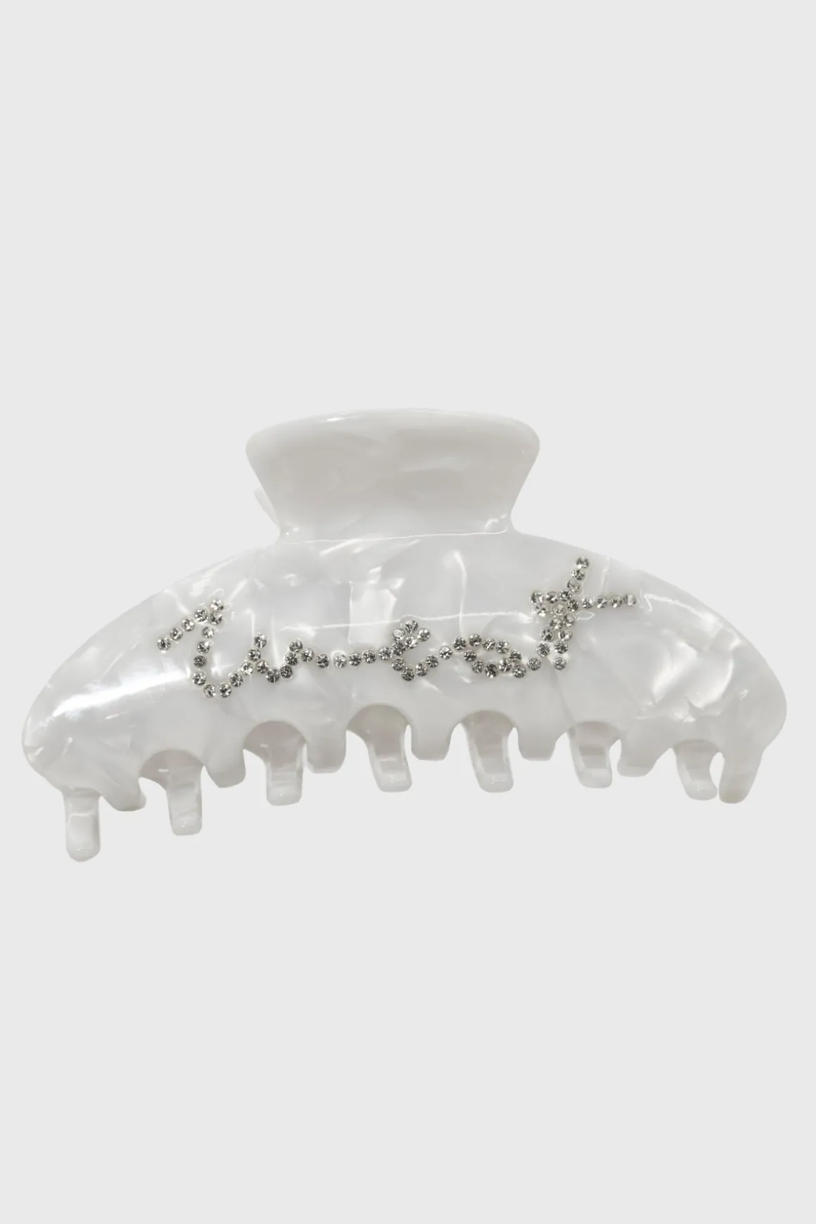 Haarklammer – Crystal White | Weat