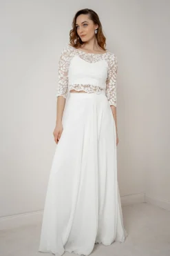 Halbtransparentes Braut Top – Heda noni
