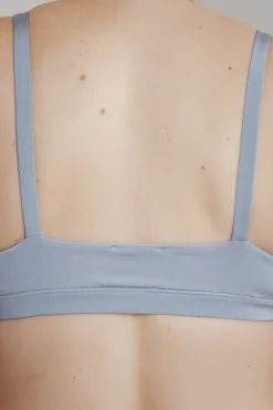 Hellblaues Bustier – Bralette Dusty Blue Twobirds