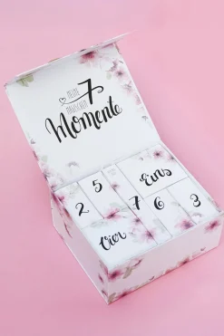 Hochzeits-Countdown-Kalender™ mit Gold-Armband und Schlafmaske