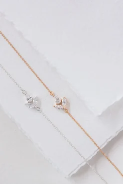 Ketten-Armband mit Kristall-Anhänger - Simply Gorgeous