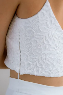 Kurzes Spitzentop – Aveline noni