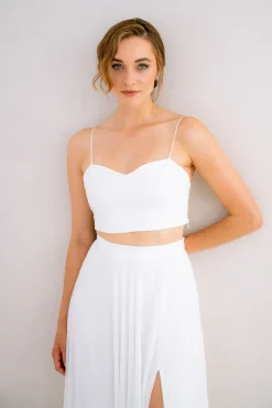 Kurzes Top mit Herzausschnitt – Pina noni