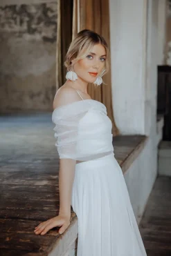 Kurzes Top mit Herzausschnitt – Pina noni