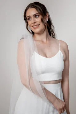 Langer, verzierter Schleier | The Perfect Bridal Company