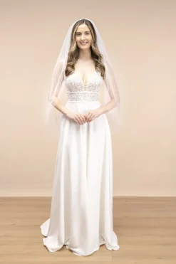Langer, verzierter Schleier | The Perfect Bridal Company