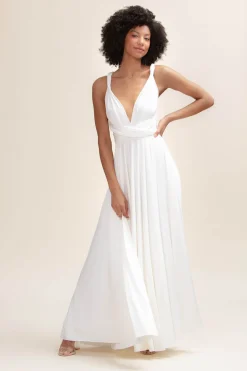 Langes Ballkleid zum Binden – Ballgown Ivory Twobirds