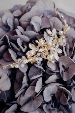 Mehrfarbiges Braut Armband mit Perlen und Strass