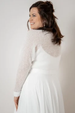 Plus Size Braut Pullover aus Strickmix – Yosie noni Curvy