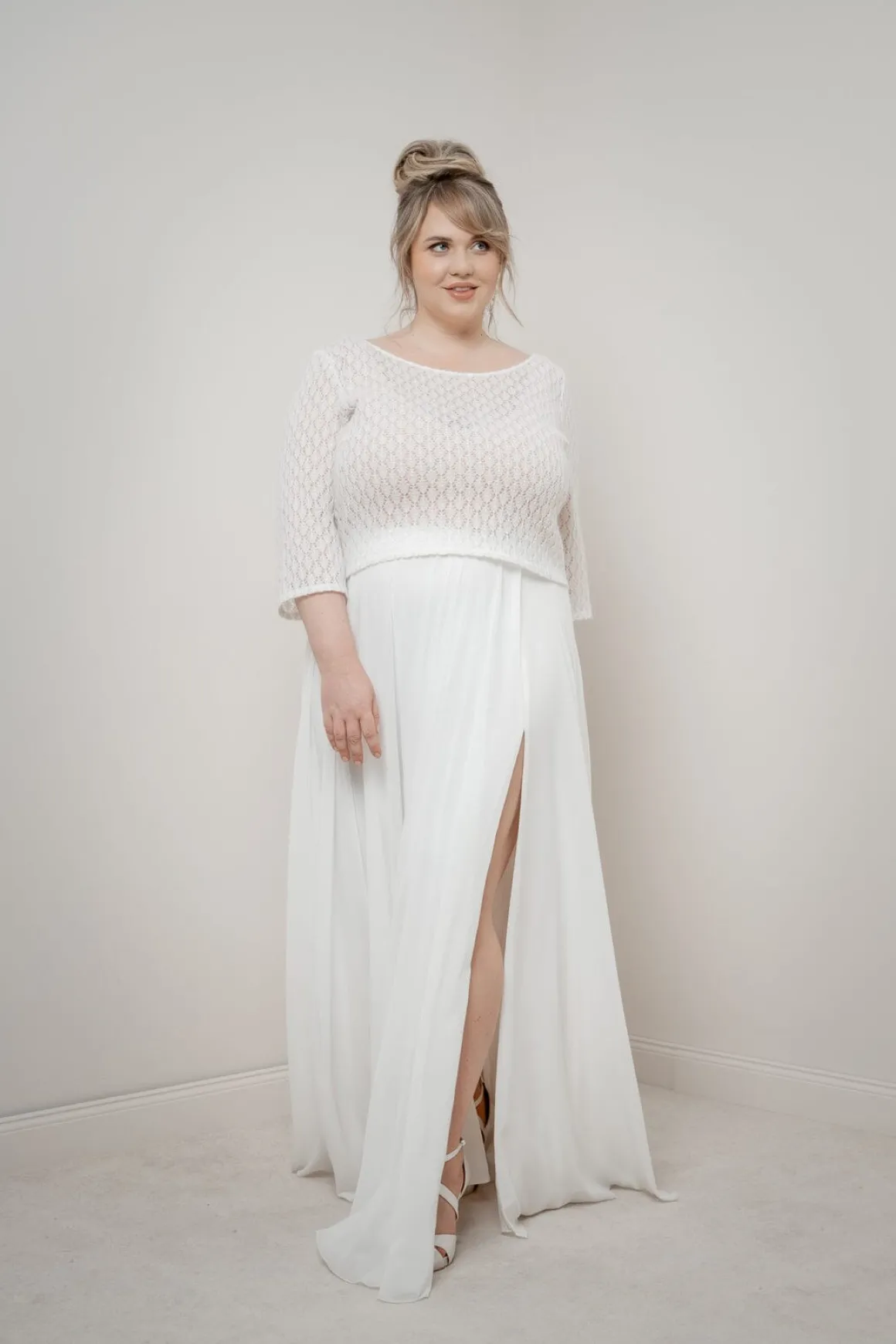 Plus Size Unterziehtop – Majvi Rosé noni Curvy