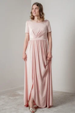 Rosafarbenes Brautjungfernkleid | Eliza & Ethan