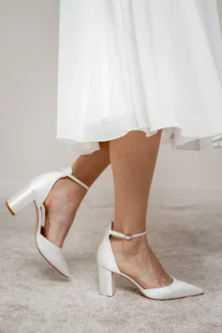 Satin-Brautschuhe in Ivory – Liberty | The Perfect Bridal Company