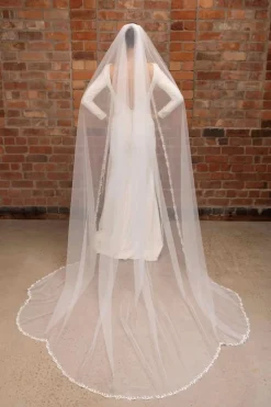 Schleier mit Blattstickerei | The Perfect Bridal Company