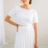 Showroom Only: Crêpe Braut Top – Amariel noni Selected