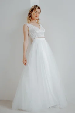 Showroom Only: Ärmelloses Top mit tiefem Ausschnitt – Jala noni Selected