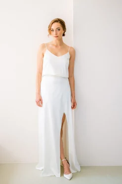Showroom Only: Satin Braut Top – Minoa noni Selected