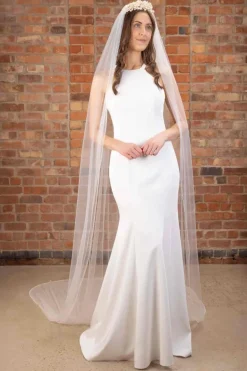 Softtüll-Schleier mit Perlenborte | The Perfect Bridal Company