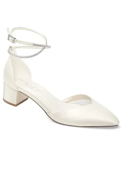 Spitze Brautschuhe – Inez Ivory Satin | G.Westerleigh