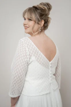 Strick-Braut Top – Haldis noni Curvy