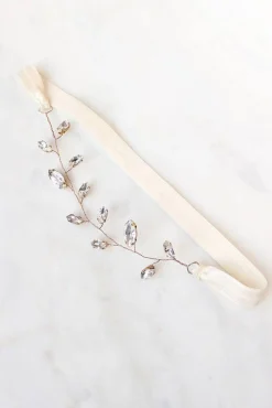 Strumpfband im Boho Glam Stil mit Strasskristallen – Tempête
