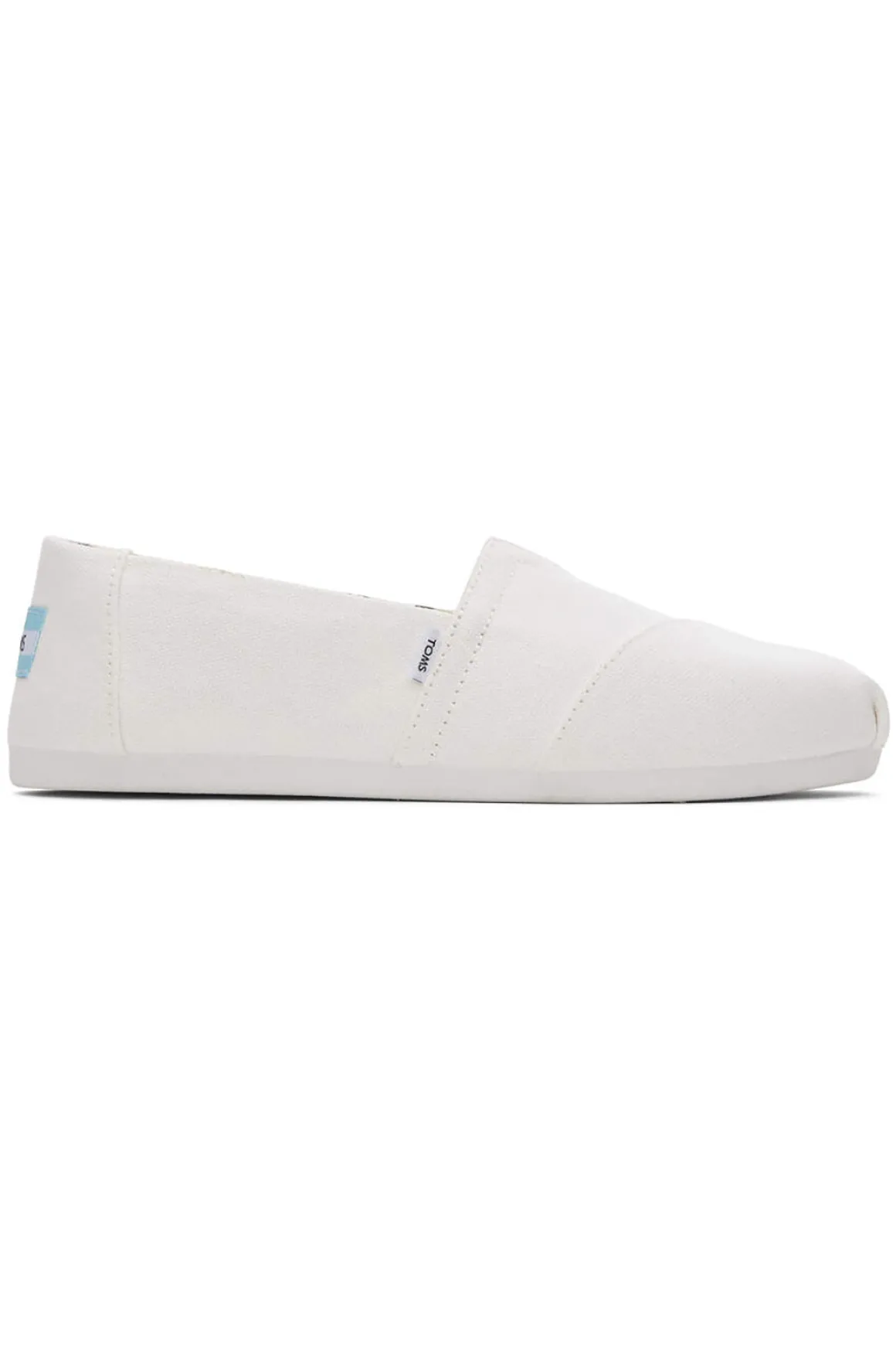 Weiße Espadrilles aus recycelter Baumwolle – TOMS Alpargata