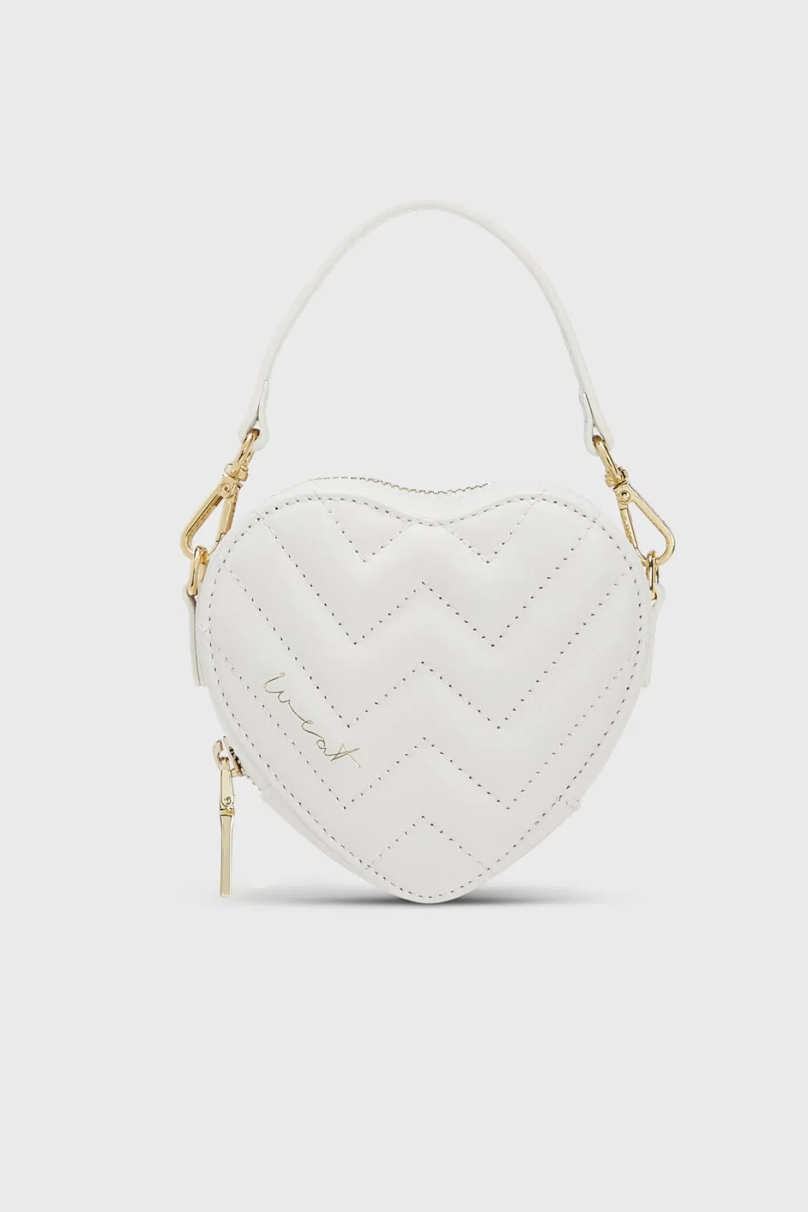 Weiße Herztasche – Mini Heart Bag Coconut | Weat
